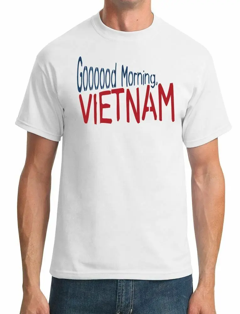 Goooood morning Vietnam! Good Morning вьетнамская мужская футболка Летняя модная удобная топы