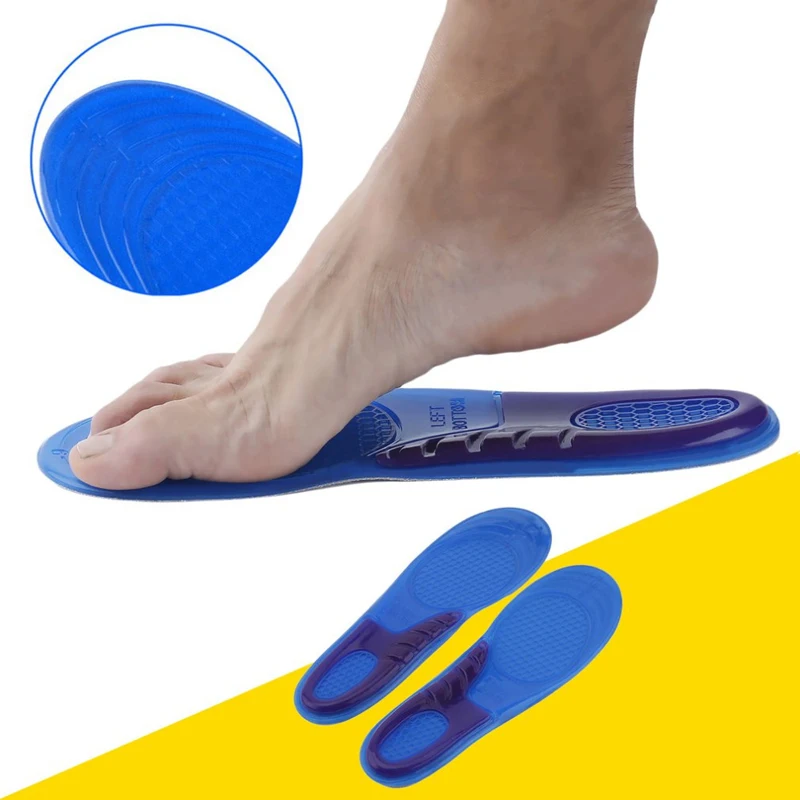 1 пара дышащая ортопедическая АРКА массажная силиконовая Нескользящая гелевая