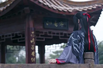 

The Yiling Patriarch Wei Ying Wei Wuxian Costume Anime Grandmaster of Demonic Cultivation Cosplay Mo Dao Zu Shi Costume Unisex