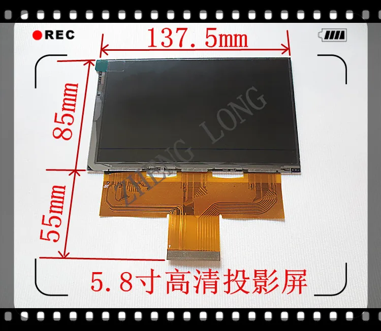 Новый 5 8 дюймовый проектор CL720 CL720D CL760 ЖК экран разрешение 1280x720 поддержка 1920x1080