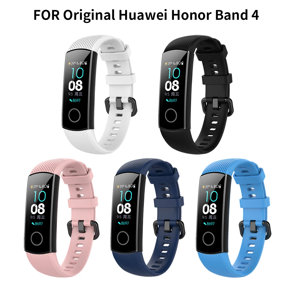 Mijobs спортивный ремешок для huawei Honor Band 4 умные аксессуары браслет ремни