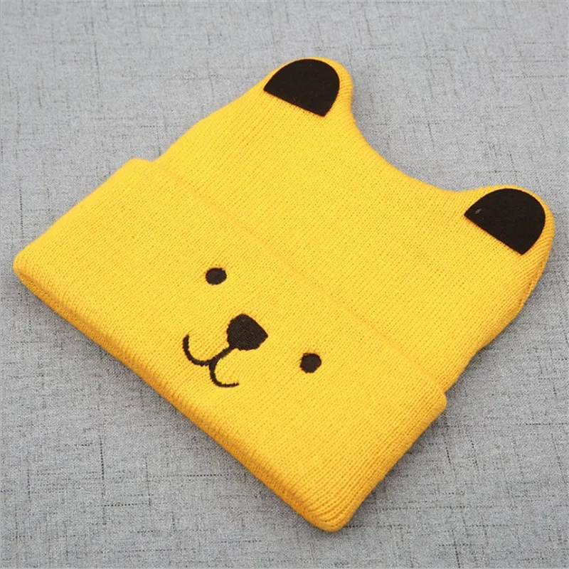 Autumn Infant Baby Cartoon Hat spring Crochet Girl Boy Cap Unisex Beanie Cotton Knitted Toddlers 2018 New Children fashion | Детская