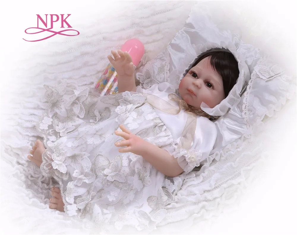 Кукла реборн NPK силиконовая виниловая Реалистичная кукла-младенец подарок на