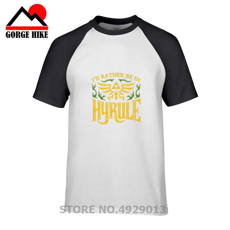Blusas mujer de moda футболка с легендарным логотипом надписью I 'd Father be in Hyrule Legend of Zelda