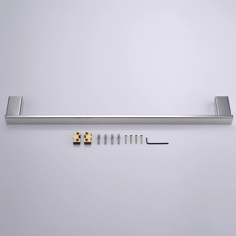 304 Stainless Steel Bathroom Square Towel Rail Bar Racks Hardware Accessories | Обустройство дома