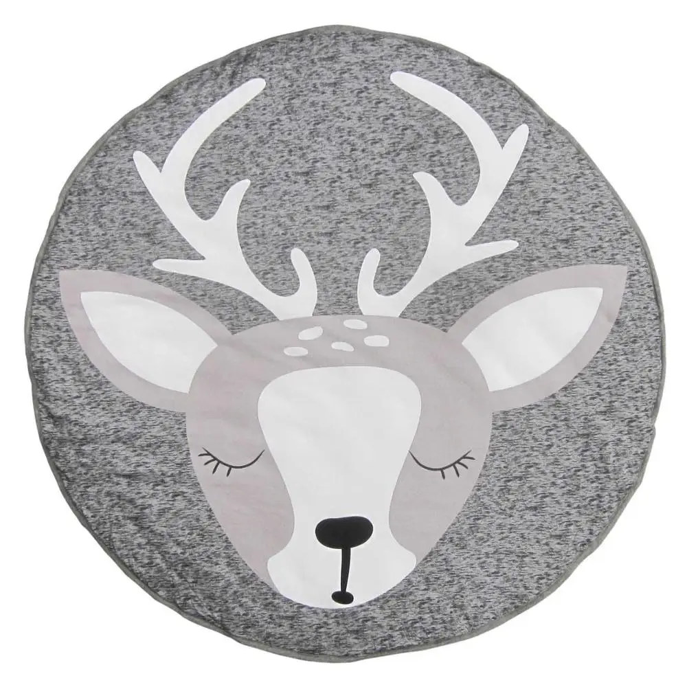 deer Детский игровой коврик в виде животных, коврик для детской спальни, мягкий игровой коврик для ползания, коврики для детской комнаты, декор для маленьких девочек и мальчиков, подарок - Цвет: deer