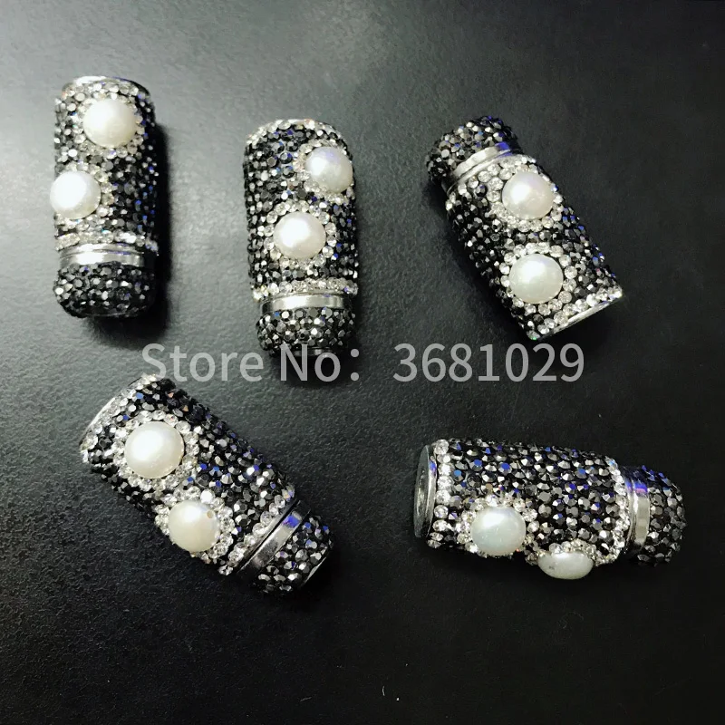 

Hand inlaid natural pearl magnetic clasp DIY small ornament can wholesale