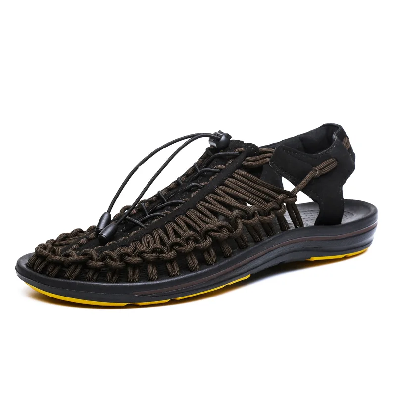 2019 New Arrived Summer Weave Sandals Men Shoes Quality Comfortable Fashion Casual Fisherman | Обувь