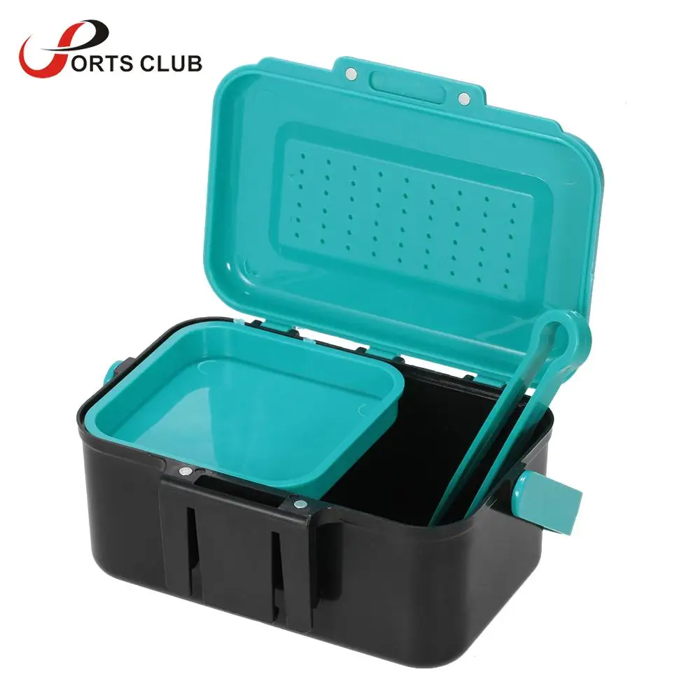 Портативный чехол для рыболовной приманки приманка крючок земляного червя