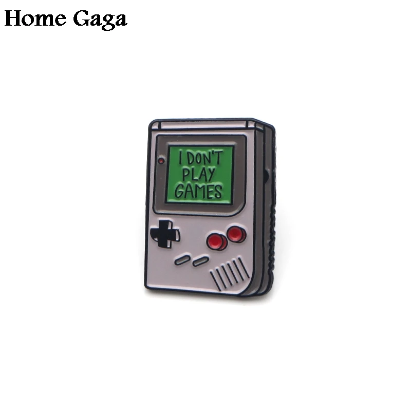 Homegaga Game boy advance металлическая цинковая эмалированная заколка трендовая медаль para