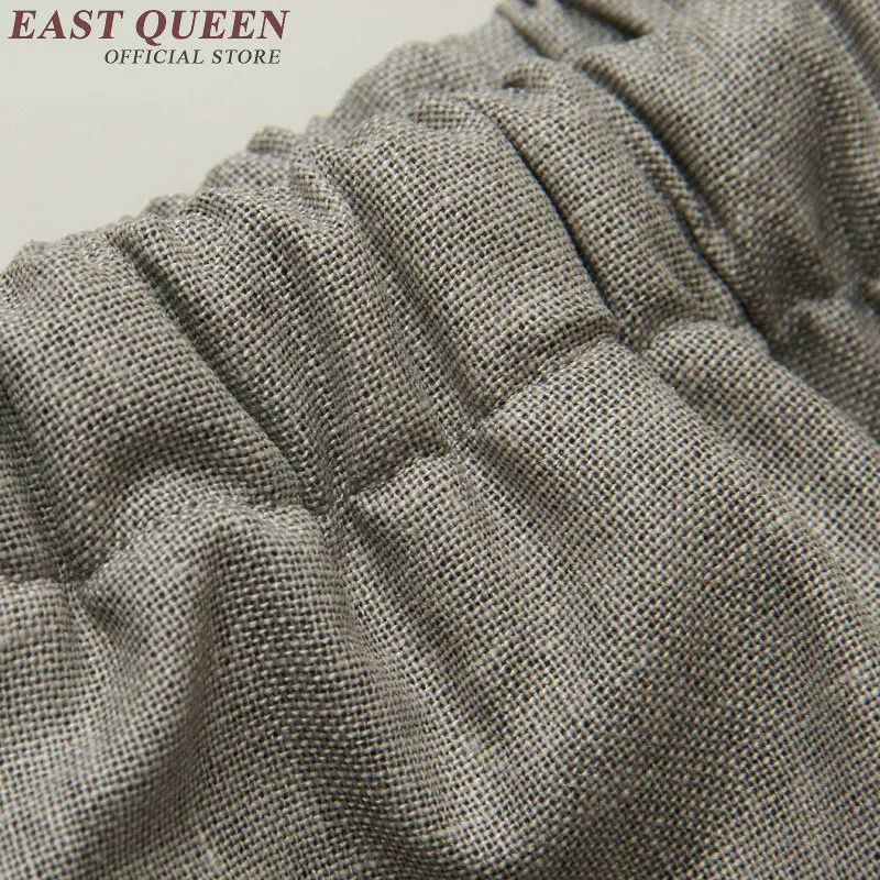 Брюки мужские льняные легкие дышащие хлопковые Свободные повседневные Прямые