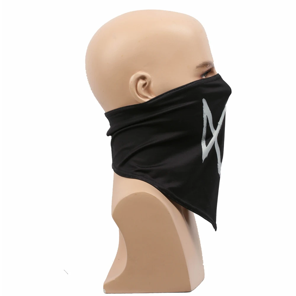 XCOSER Watch Dogs 2 Маркус Холлоуэй шарф-маска на лицо игра косплей реквизит стильные