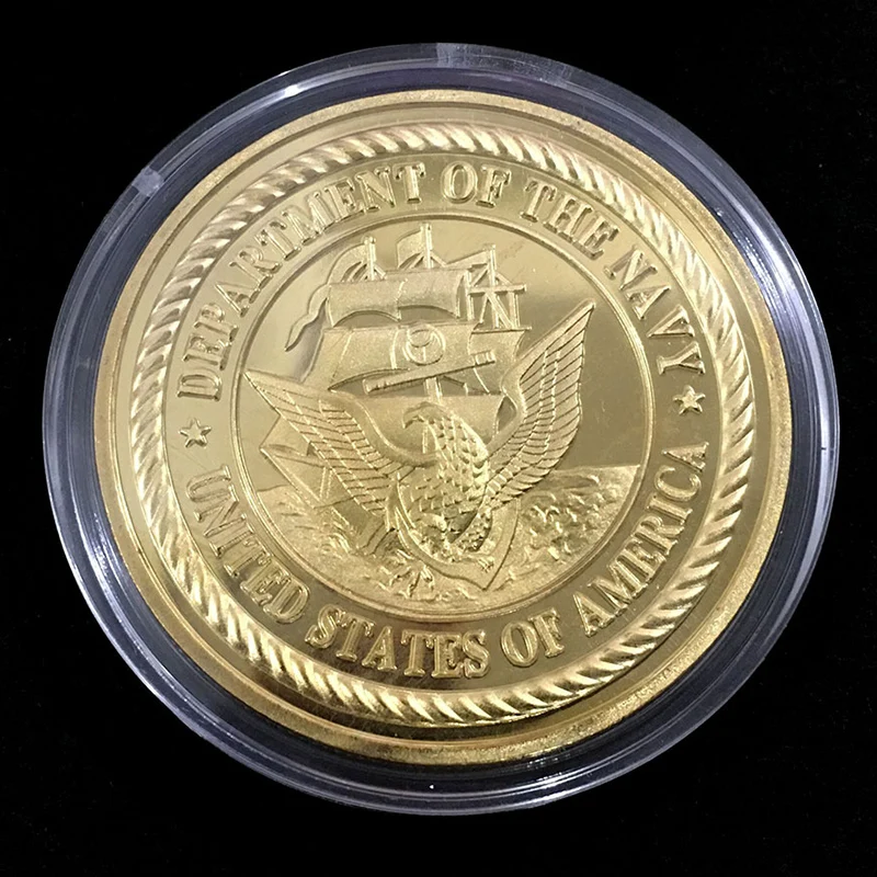 Изысканная сувенирная монета США Морская земля воздушные уплотнения команда