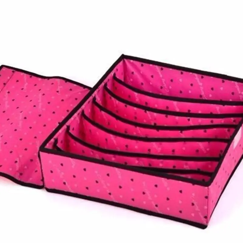 3 шт. домашняя поставка для хранения складные коробки с крышкой нижнего белья