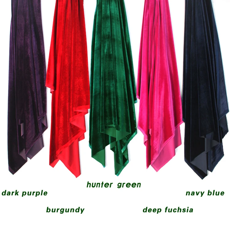 Шелковая Бархатная ткань велюровая плиссированная одежда вечернее платье