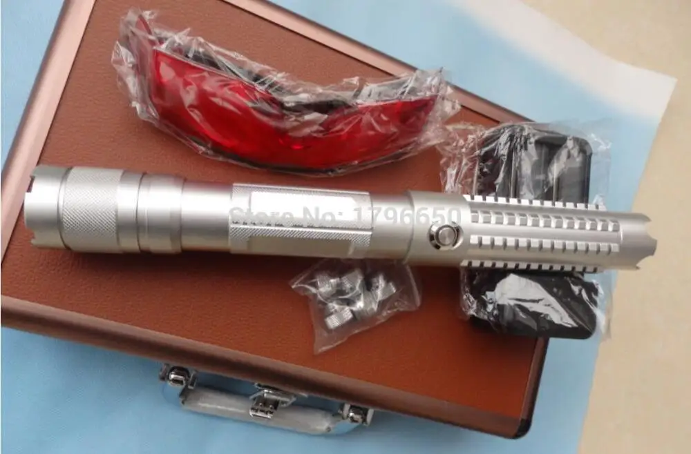 

AAA High Power Military 500w 500000m 450nm Blue laser pointer Flashlight Light Burning match candle lit cigarette wicked Hunting