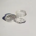 5 шт. * 10 г прозрачные круглые прочные баночки для бутылок, контейнер для горшков, пустой косметический пластиковый контейнер для образцов на хранение для принадлежностей для дизайна ногтей.