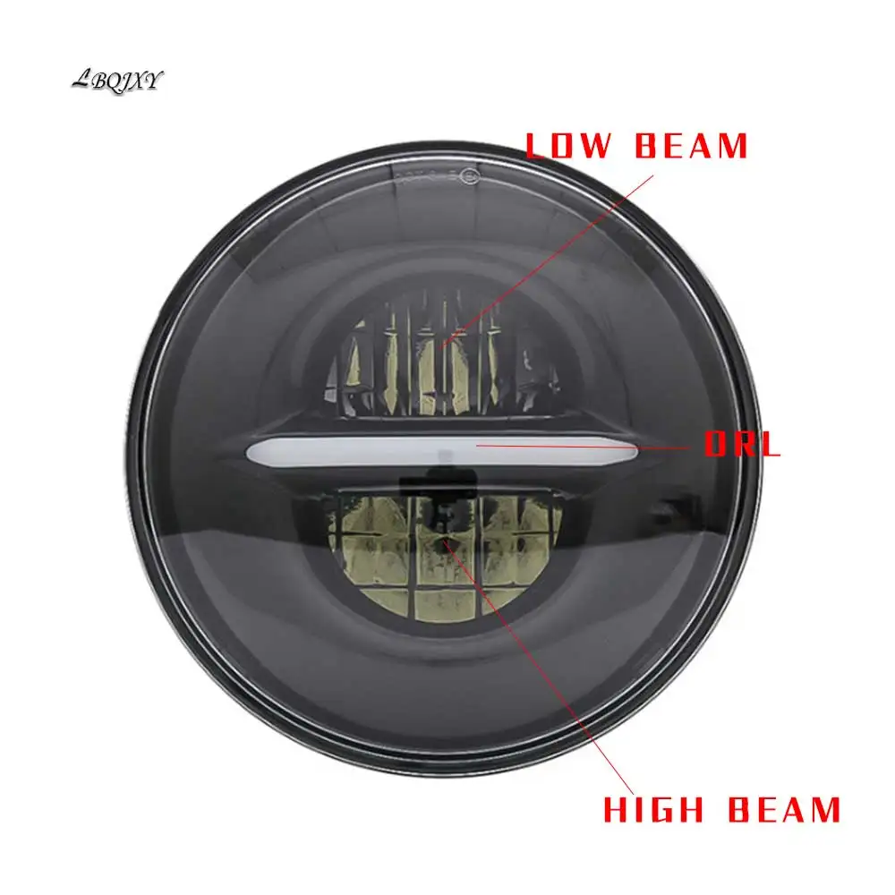 5 3/4 "Halo Angel Eye круглый хромированный налобный фонарь для мотоцикла Sportster 883 72 48