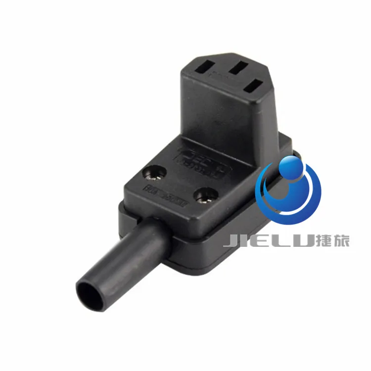 IEC C13 вниз угол розетка 10A 250 V Rewirable разъем адаптера|adapter connector|l connectoradapter female |