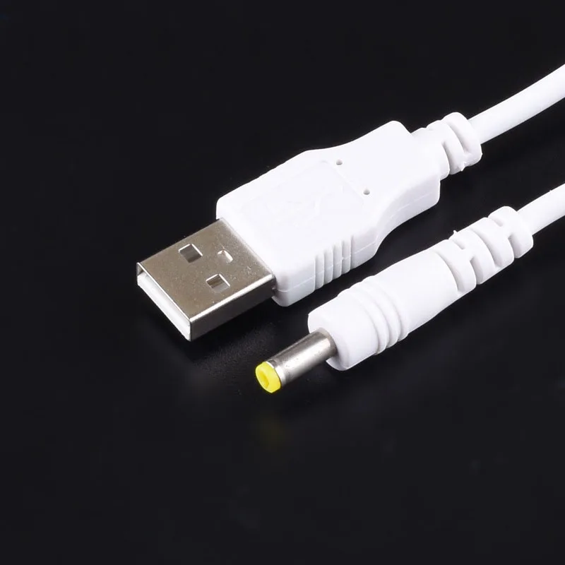 Разъем питания постоянного тока USB конвертер в 4 0*1 7 мм/DC белый разъем с кабелем