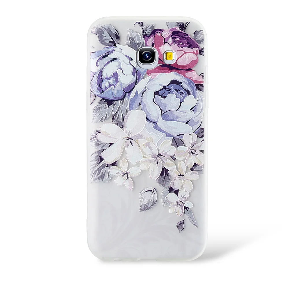 KISSCASE 3D цветок чехол для телефона Samsung Galaxy A3 A5 A7 J3 J5 J7 2016 2017 A8 2018 плюс силиконовый |