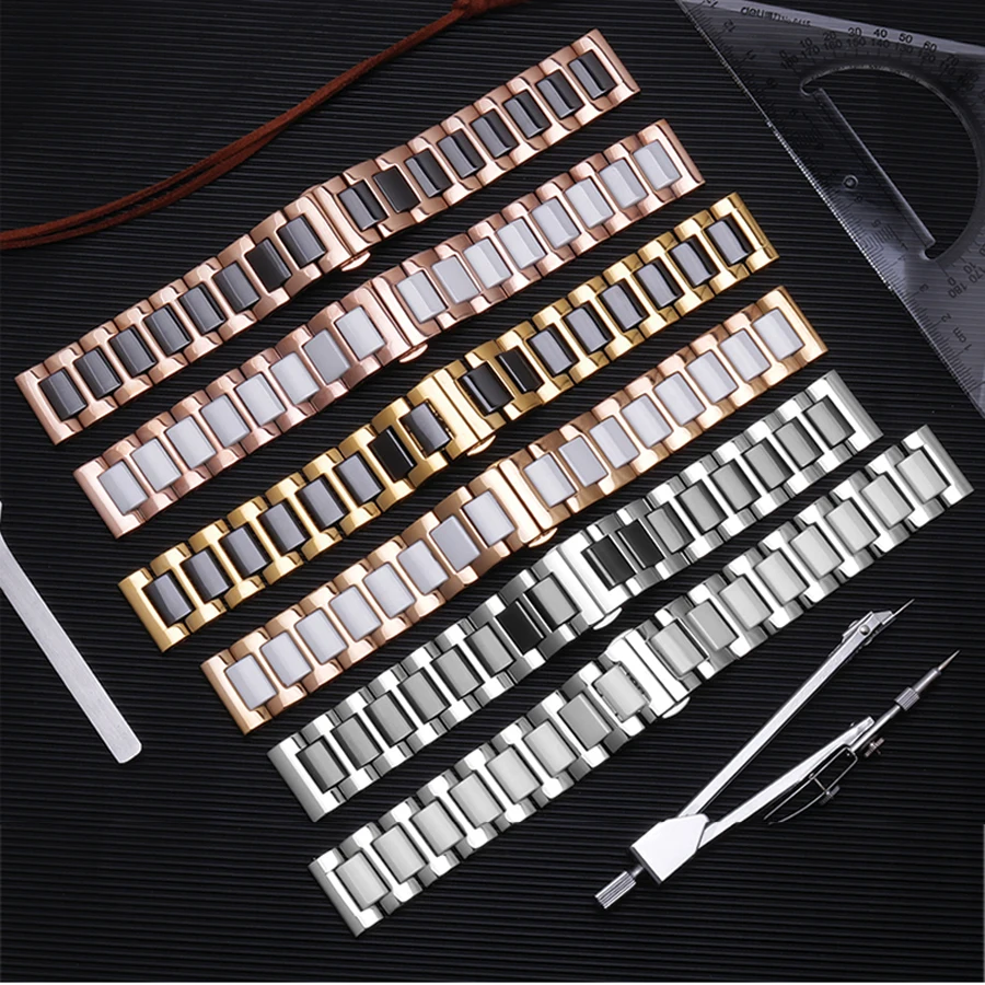 Керамический металлический ремешок из нержавеющей стали для часов huawei GT браслет