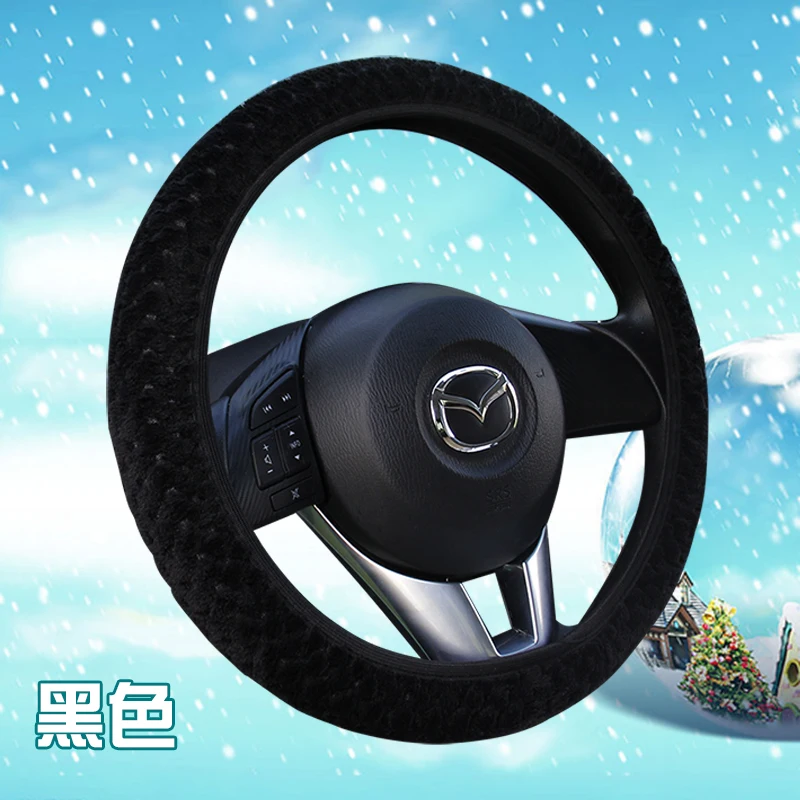 Зимние фланелевые чехлы для руля с леопардовым принтом|wheel cover|cover wheelcar steering wheel cover