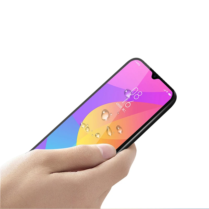 2 uds vidrio para Xiaomi Mi CC9e cobertura completa de pegamento Protector de pantalla pel&iacute;cula protectora para Xiaomi Mi CC9e vidrio para Xiaomi Mi CC9e-3
