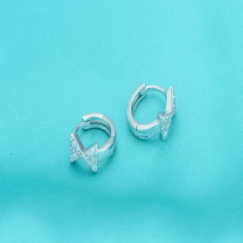 Гарантия 100% Стерлинговое серебро ювелирные изделия популярные серьги в