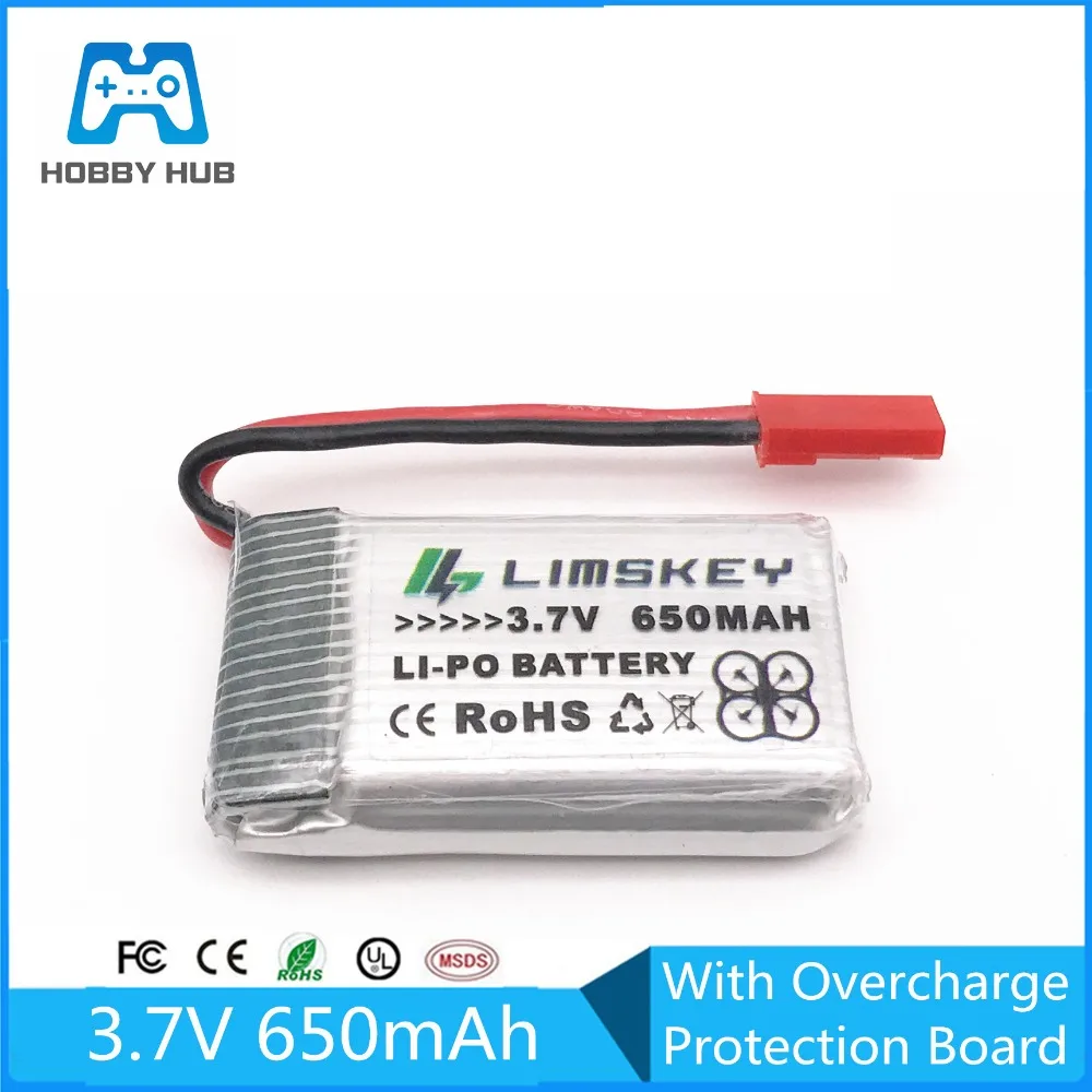 Литий полимерный аккумулятор 3 7 в 650 мАч для Cheerson CX 30 Tanco M68 quadrocopter JST Plug Battery 852540|lipo