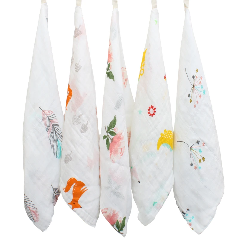 5 шт./комплект детское полотенце из бамбука 27 х27 см|baby bath towel|baby towelchildren towel |
