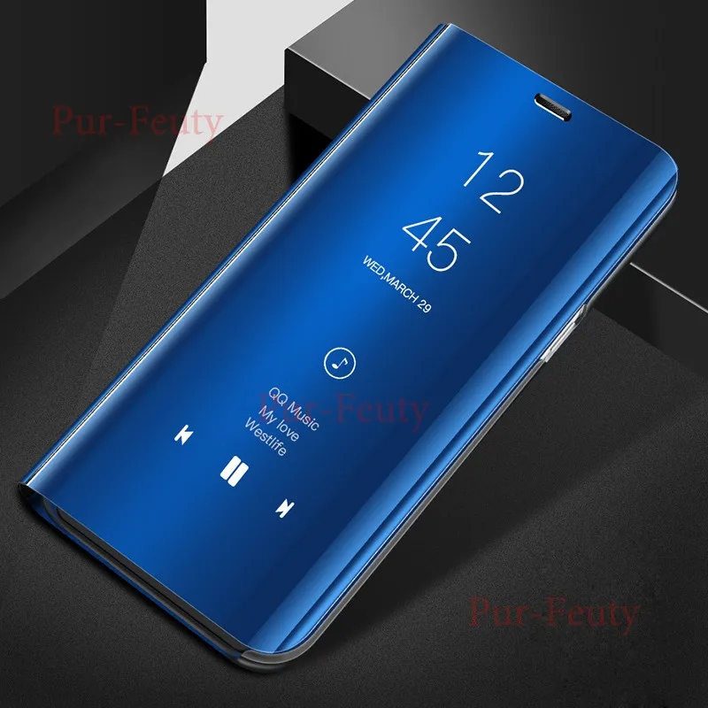 Чехол с откидной крышкой для huawei Y5 Prime-ра LX2 L22 L02 Clear View с зеркалом из искусственной кожи чехол для huawei Y5 DRA-LX2 DRA-L22 DRA-L02