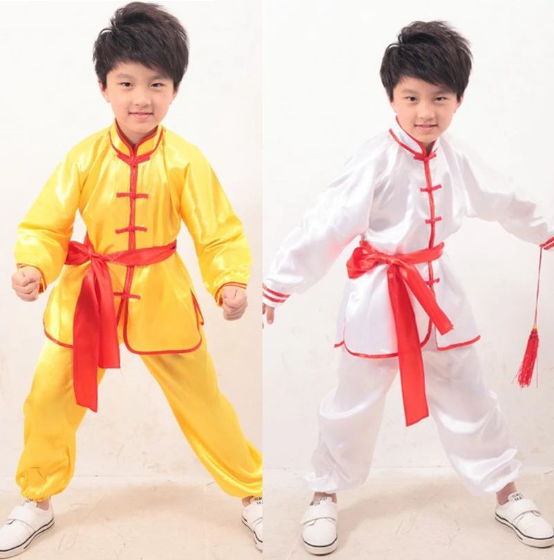 Кимоно для мальчиков и девочек традиционный китайский костюм Юшу добок одежда