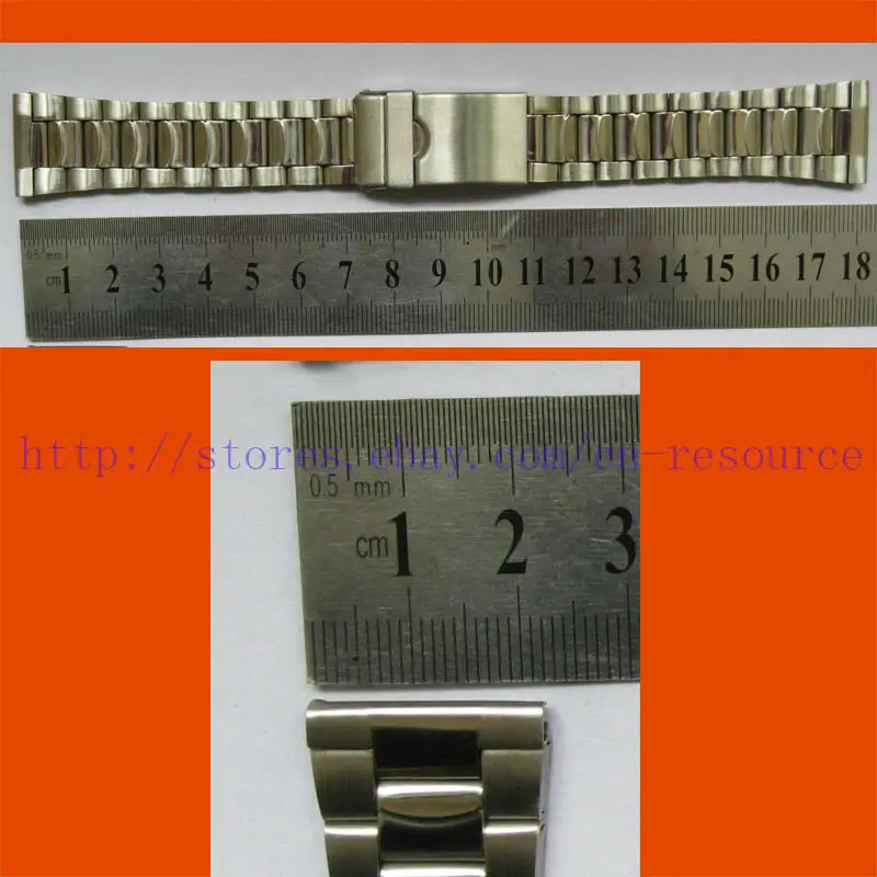 

1 x 22mm Stainless Steel watch band #01