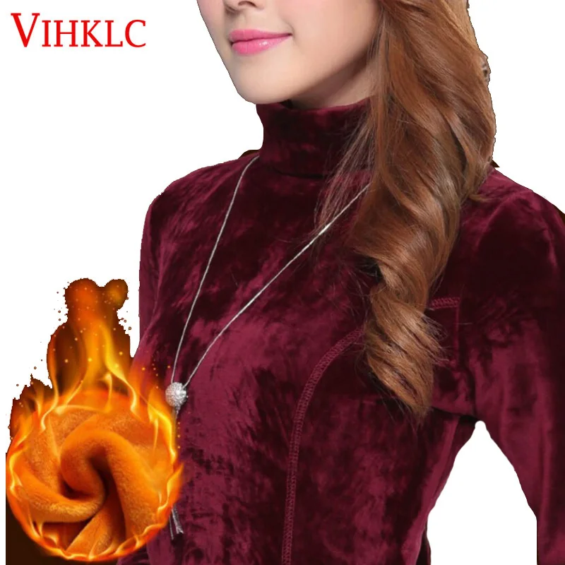 2017 Зима Новая мода женская зимняя футболка черепаха шеи длинный рукав большие