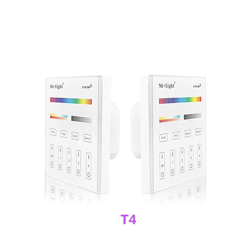 AC110 ~ 240V Mi светильник 4 зоны RGB + CCT Smart Панель пульт дистанционного управления T4 для