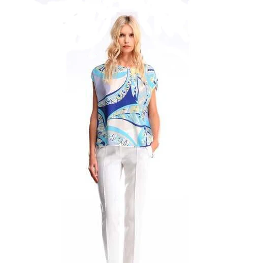 Женская модная эластичная шелковая футболка с коротким рукавом и круглым