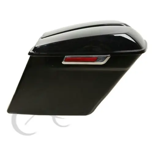 Vivid Black 5 &quotрасширенные натянутые седельные сумки с ключами для Harley Touring FLHTCU FLT FLHT