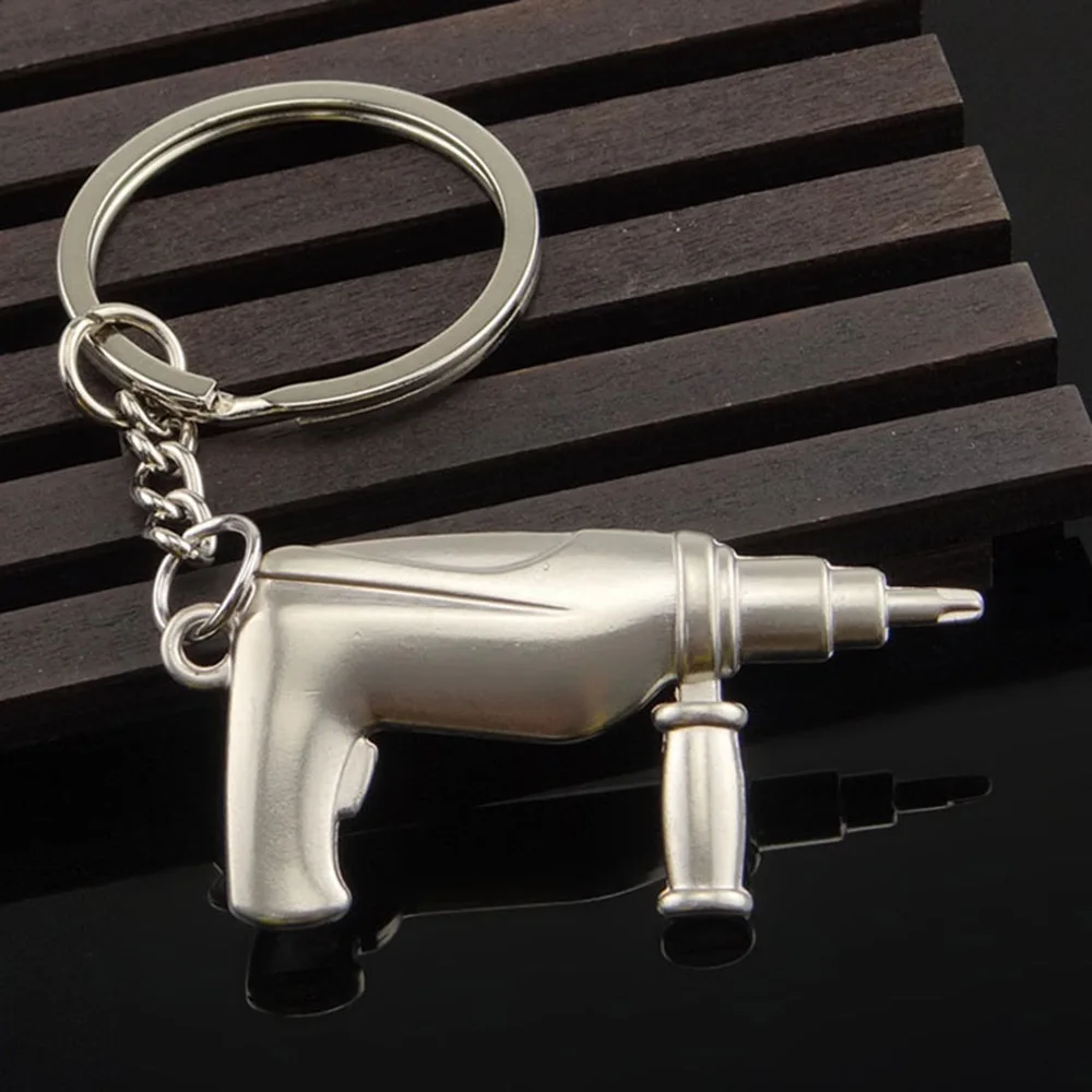 Creative Tool Zinc Alloy Silver Plated Changeable Spanner Keychain Adjustable Wrench Key Chain Ring Keyring Metal | Украшения и