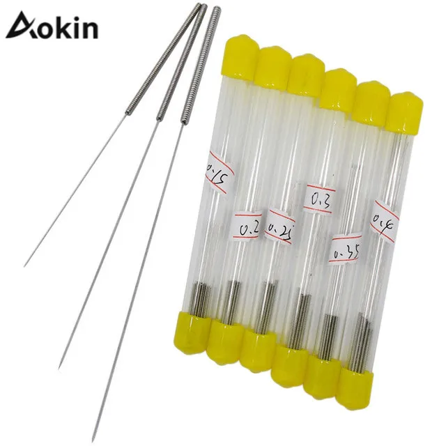 

5pcs/lot 3D printer cleaning needle Stainless Steel Nozzle Cleaning Needle 0.2/0.25/0.3/0.35/0.4/0.5/0.6/0.8mm For 3D Printer