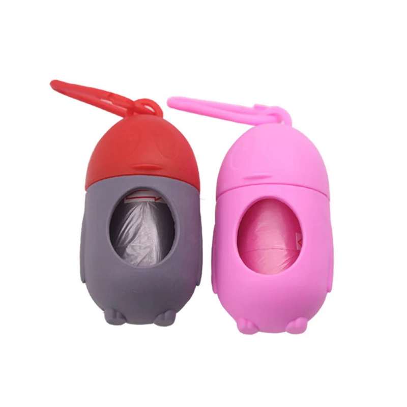 Penguin Shape Pet Dog Poop Bag Dispenser Waste Garbage Bags Carrier Holder Pets Products DOGGYZSTYLE | Дом и сад