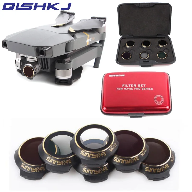 6 шт./компл. многослойная пленка для объектива камеры MCUV/CPL/ND4 ND8 ND16 ND32 набор