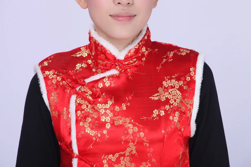 

Chinese Traditional Garments Women's Satin Winter Vest Size: S to 3XL