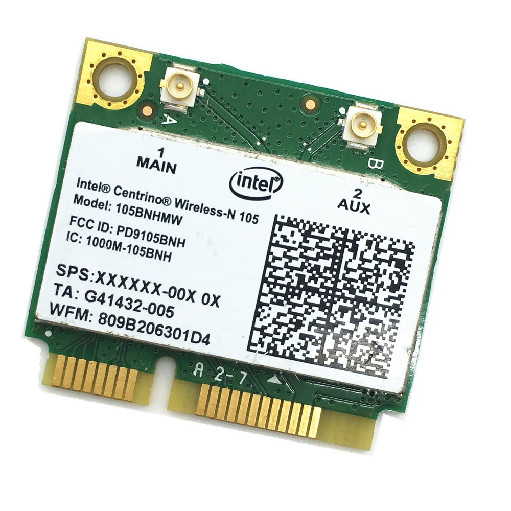 Для Intel Centrino Wireless N 105 105BNHMW 802.11n Mini PCI Express Wi Fi адаптер 802.11b/G/N 150 Мбит/с|adapter microsoft|adapter
