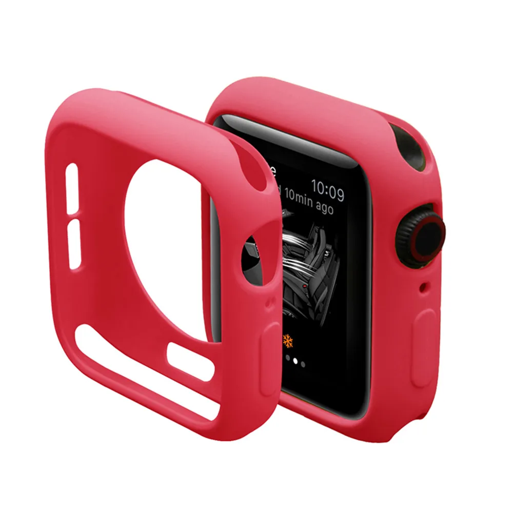 Чехол из ТПУ для apple watch 44 мм 40 42 мм/38 защита от царапин iwatch защитный чехол series 5 4 3 2 1