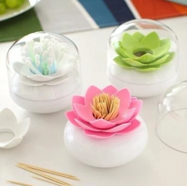 Хлопковый держатель чехол для зубочисток домашний пластиковый органайзер