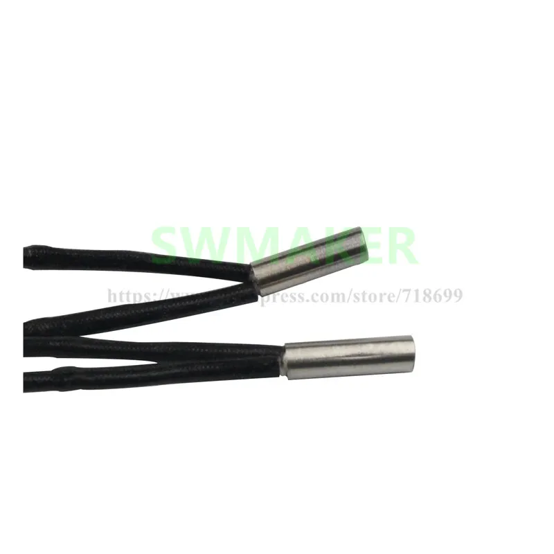 

SWMAKER Reprap Ceramic Cartridge Heater 12V 40W 1 meter Pure black new type Custom Edition for 3D printer Mendel