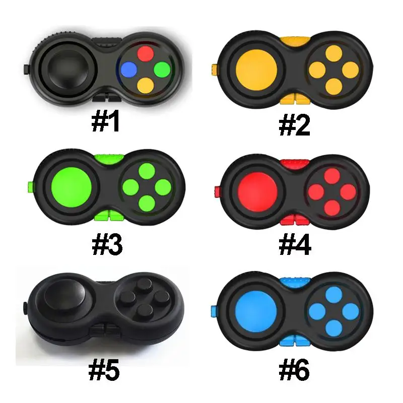 Game Controllers Magic Fidget Pad Cube Gamepad Children Desk Toy Adults Stress Relief ADHD Relieves Squeeze Fun Kids Toys | Игрушки и