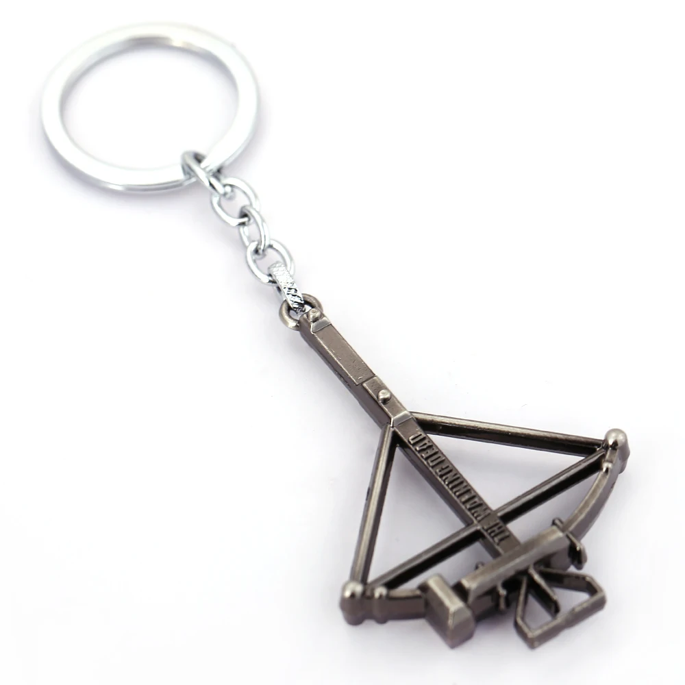 

MS Jewelry The Walking Dead Key Chain Crossbow Key Rings Holder For Gift Chaveiro Car Keychain Souvenir