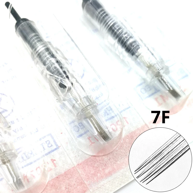 10PCS 7F Cartridge Needles Disposable Sterilized Tattoo Permanent Makeup Needle Pen Machine Tips Gun tattoo f |